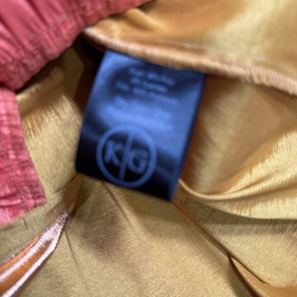 NWT KIMBERLY GOLDSON Mari Tiered Colorblock Maxi Dress Metallic Size 0 - Picture 14 of 14